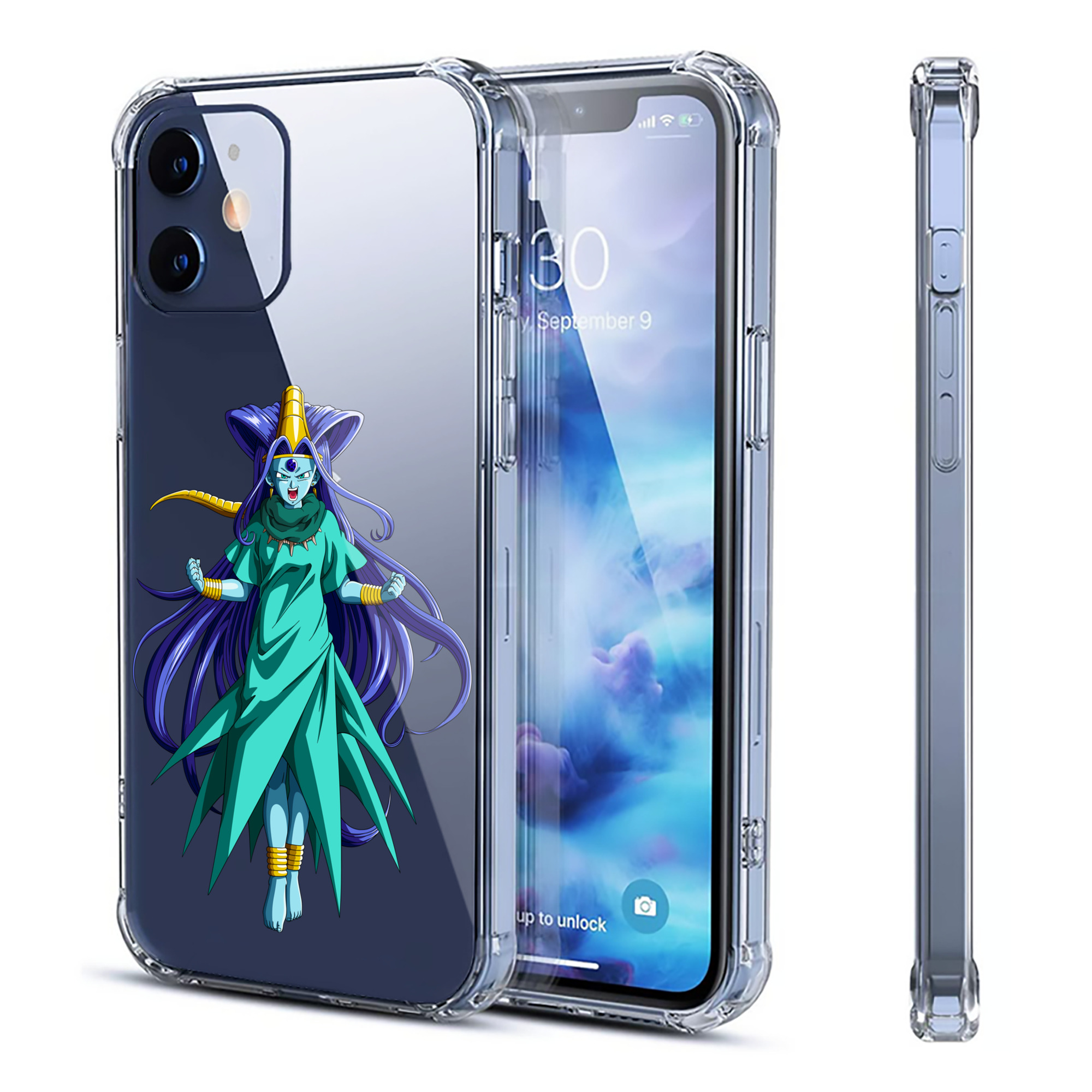 （画像用） ドラゴンボール DRAGON BALL 【iPhone 12シリーズ対応】透明スマホケース（クリアソフトケース）